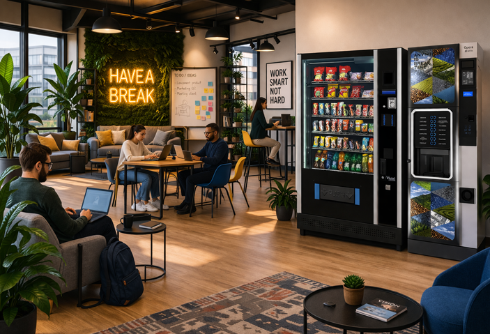 espace de travail moderne et détendu